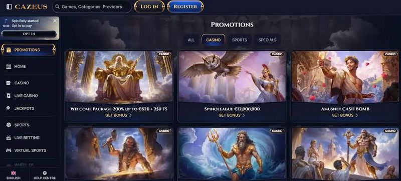 Versione mobile del casinò Cazeus: prestazioni e praticità